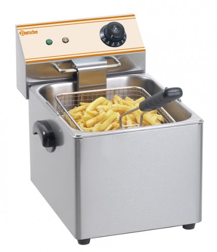 Bartscher A162.800E Friteuse Edelstahl 8 Liter Modell 162800E