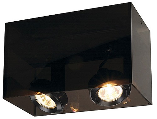SLV ACRYLBOX 2er MR16 Deckenstrahler Spot aus Acryl, 230V