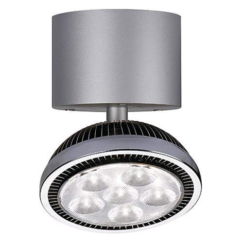 SLV DomeLED CEILING Wand-/Deckenstrahler mit 6 LED's aus Alu wei&szlig;, 230V