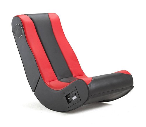 Musicrocker Multimediasessel Trend Schwarz/Rot (Gaming chair, 2.1 Stereosystem) Soundsessel