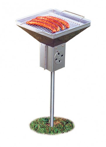 Th&uuml;ros CST3030E Camping-Steckgrill Holzkohle Grill Edelstahl