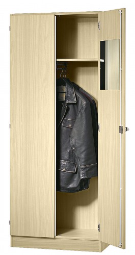 Hammerbacher B&uuml;roschrank von Schrankwandsystem Solid 80 x 42 x 200,4 cm Garderobenschrank mit T&uuml;ren abschlie&szlig;bar