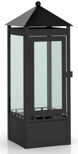 Tristar FireFriend DF-6505 Design Ethanol-Kamin Ethanol-Laterne aus Glas