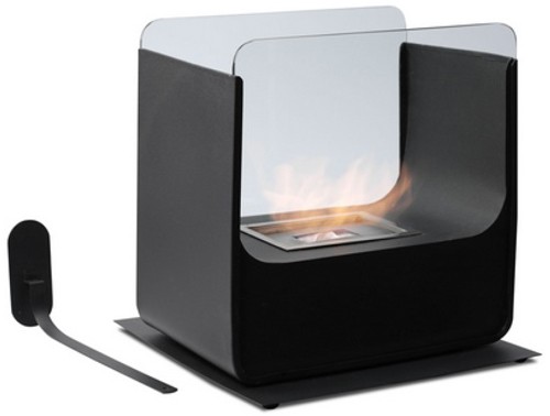 Tristar FireFriend DF-6501 Design Tisch-Ethanol Kamin aus Glas & Metall