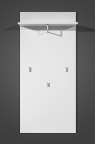 Amstyle Design Paneel Kira Garderobe Garderobenpaneel Wandpaneel Wandgarderobe Wei&szlig;