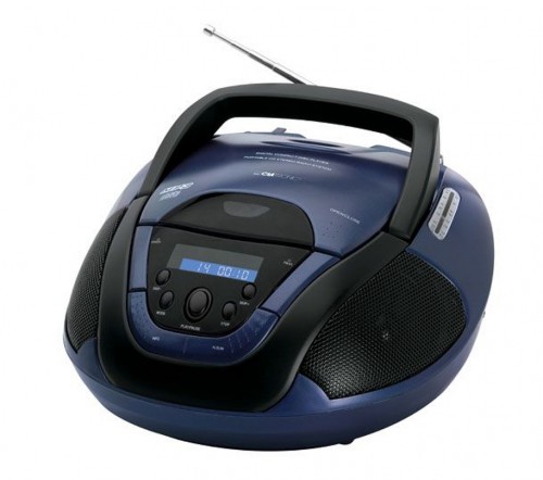Clatronic SR827 CD/MP3 Stereo-Radio-CD-Player blau / schwarz 60 Watt