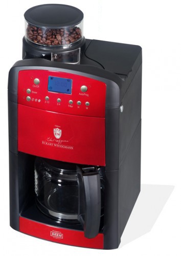 BEEM Fresh Aroma Perfect Kaffeemaschine mit Mahlwerk rot 1000W 12 Tassen