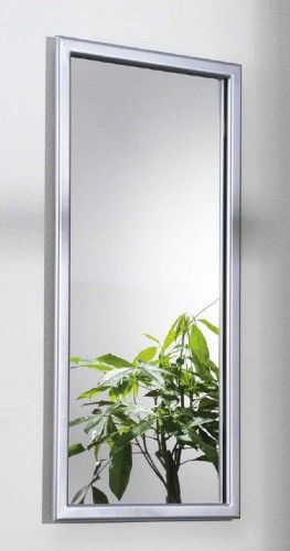 Zijlstra Design Spiegel 40 x 85 cm Garderobenspiegel Wandspiegel Rahmen aus Stahl Silber