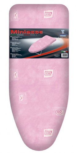 Bischof B&uuml;gelbrett Miniasse 90 x 32 cm B&uuml;geltisch mit Bezug Rosa