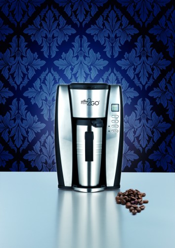 DS Produkte Coffee Maxx 2 Go Thermo Star Filter Kaffeemaschine mit Edelstahl Thermobecher und Timer