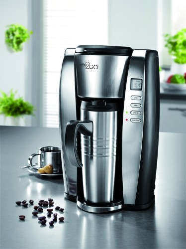 DS Produkte Coffee Maxx 2 Go Thermo Star Filter Kaffeemaschine mit Edelstahl Thermobecher und Timer