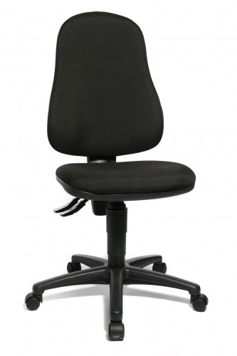 Topstar Point 60 Stoff B&uuml;rostuhl Drehstuhl Chefsessel schwarz