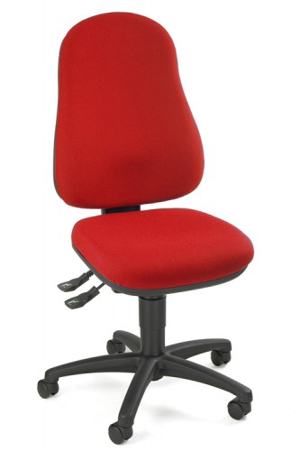 Topstar Point 60 Stoff B&uuml;rostuhl Drehstuhl Chefsessel Rot