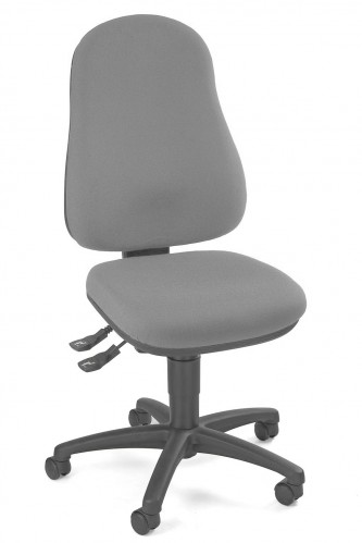 Topstar Point 60 Stoff B&uuml;rostuhl Drehstuhl Chefsessel Grau