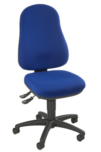 Topstar Point 60 Stoff B&uuml;rostuhl Drehstuhl Chefsessel Royalblau