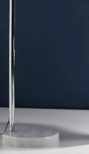 Invicta Interior AMSTYLE Design Stehleuchte Big Bow SL wei&szlig; / Deluxe 190 x 178cm mit Marmorsockel (Bogenleuchte)