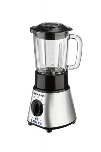 LENTZ Mix King Standmixer Mixer Ice Crusher 230 Watt silber