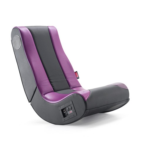 Musicrocker Multimediasessel Trend Lila  (Gaming chair, 2.1 Stereosystem) Soundsessel