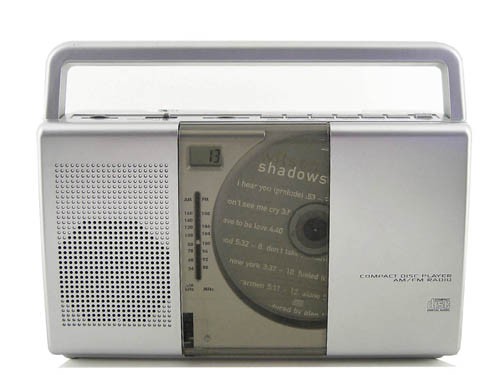 Soundmaster RCD1100 CD Kofferradio vertikal Radio CD Player silber