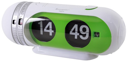 Soundmaster FC 1000 Flip-Flop Design Retro Radio Radiowecker Wecker gr&uuml;n