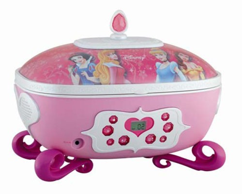 Soundmaster P500BE Disney Princess tragbarer CD-Player portabler CD-Spieler