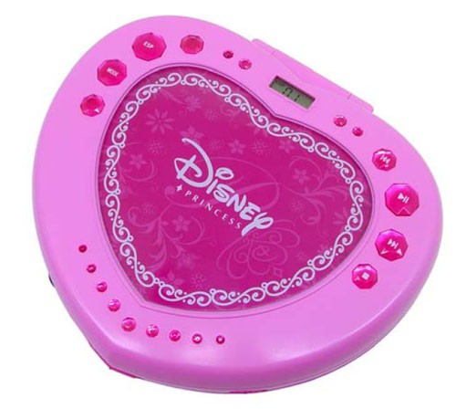 Soundmaster P100CDE Princess Tragbarer CD-Player Portabler CD-Spieler mit LCD-Display