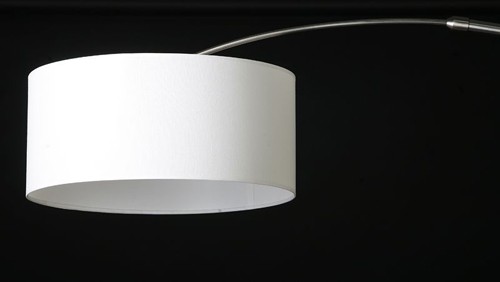 AMSTYLE Design Python Bogenlampe Stehlampe Stehleuchte dimmbar Schirm