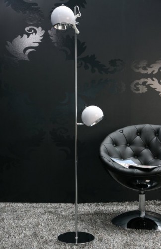 Invicta Interior AMSTYLE Design Stehleuchte Bolla Stehlampe, Lampe 80 Watt