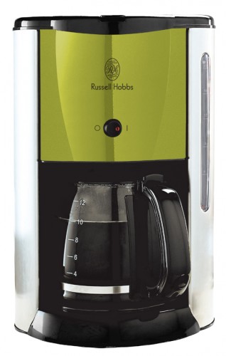 Russell Hobbs Jungle Green Filter Kaffeemaschine Edelstahl 950 Watt 12 Tassen