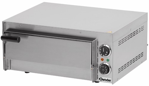 Bartscher Mini 1 Edelstahl Pizzabackhofen 2000W Pizzaofen Miniofen Ofen