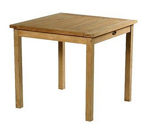 Siena Garden Gartentisch Quadro, quadratischer Tisch 80 x 80 x 75 cm aus Teakholz