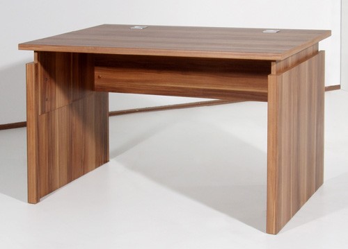Amstyle Design Arbeitstisch Retsam Computertisch 120x80cm Walnuss h&ouml;henverstellbar