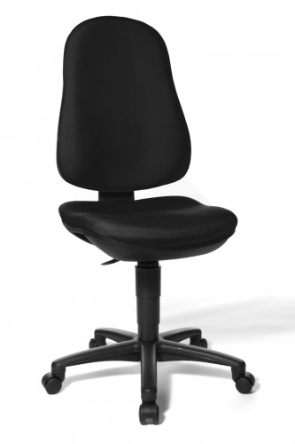 Topstar Support P Design Bandscheiben Drehstuhl B&uuml;rostuhl Stoff Schwarz