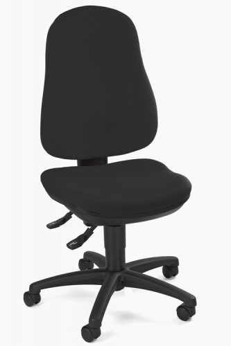 Topstar Point 70 Design B&uuml;rostuhl Bandscheiben Drehstuhl Stoff Schwarz