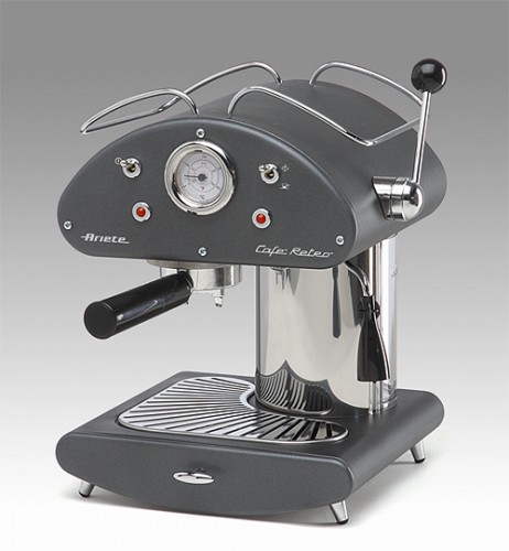 Ariete DeLonghi Caf&eacute; Retro 1385/01 Pulver Espresso- und Cappuccino-Maschine 1000 Watt Anthrazit