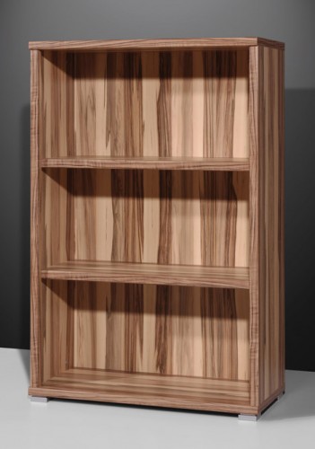 Amstyle Design Aktenregal Fancy B&uuml;roregal 75x115cm Baltimore Walnuss Holz