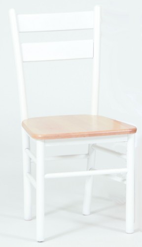 Josef Hoffmann Tischfabrik Design Stuhl Simona Esszimmerstuhl K&uuml;chenstuhl aus Buche Wei&szlig; lackiert