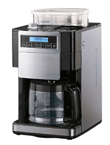 Russell Hobbs Platinum Filter Kaffeemaschine mit Mahlwerk Edelstahl 1000W 10 Tassen