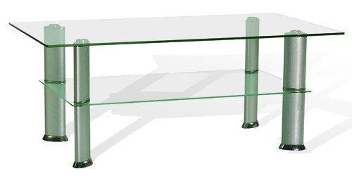 Home Products Design Couchtisch Franka Wohnzimmertisch 110 x 60 cm Glastisch