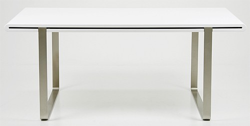 Actona Design Esstisch 180 x 90 cm Esszimmertisch K&uuml;chentisch Wei&szlig; Hochglanz