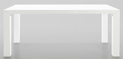 Actona Design Esstisch 180 x 90 cm Esszimmertisch K&uuml;chentisch Wei&szlig; Hochglanz