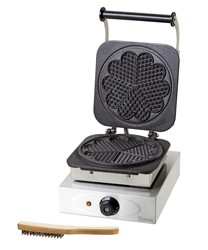 Bartscher Waffeleisen mit Backplatte Herzform &Oslash; 210 mm 2.200 Watt