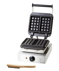 Bartscher Waffeleisen mit Backplatte Br&uuml;sseler Platte 2.200 Wat