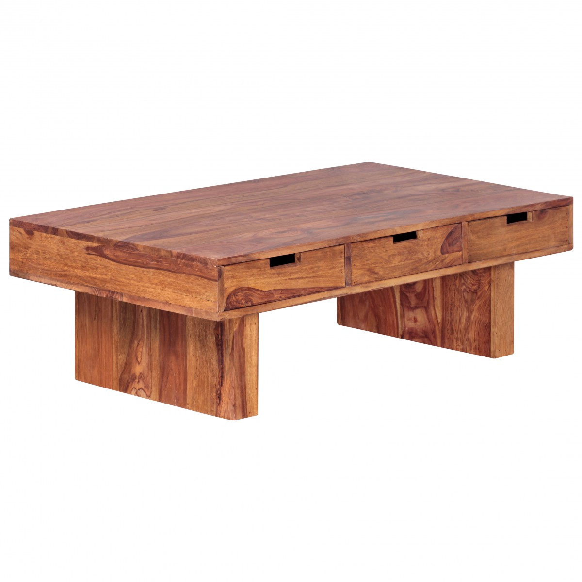 Wohnling couchtisch massivholz sheesham design wohnzimmer tisch ...