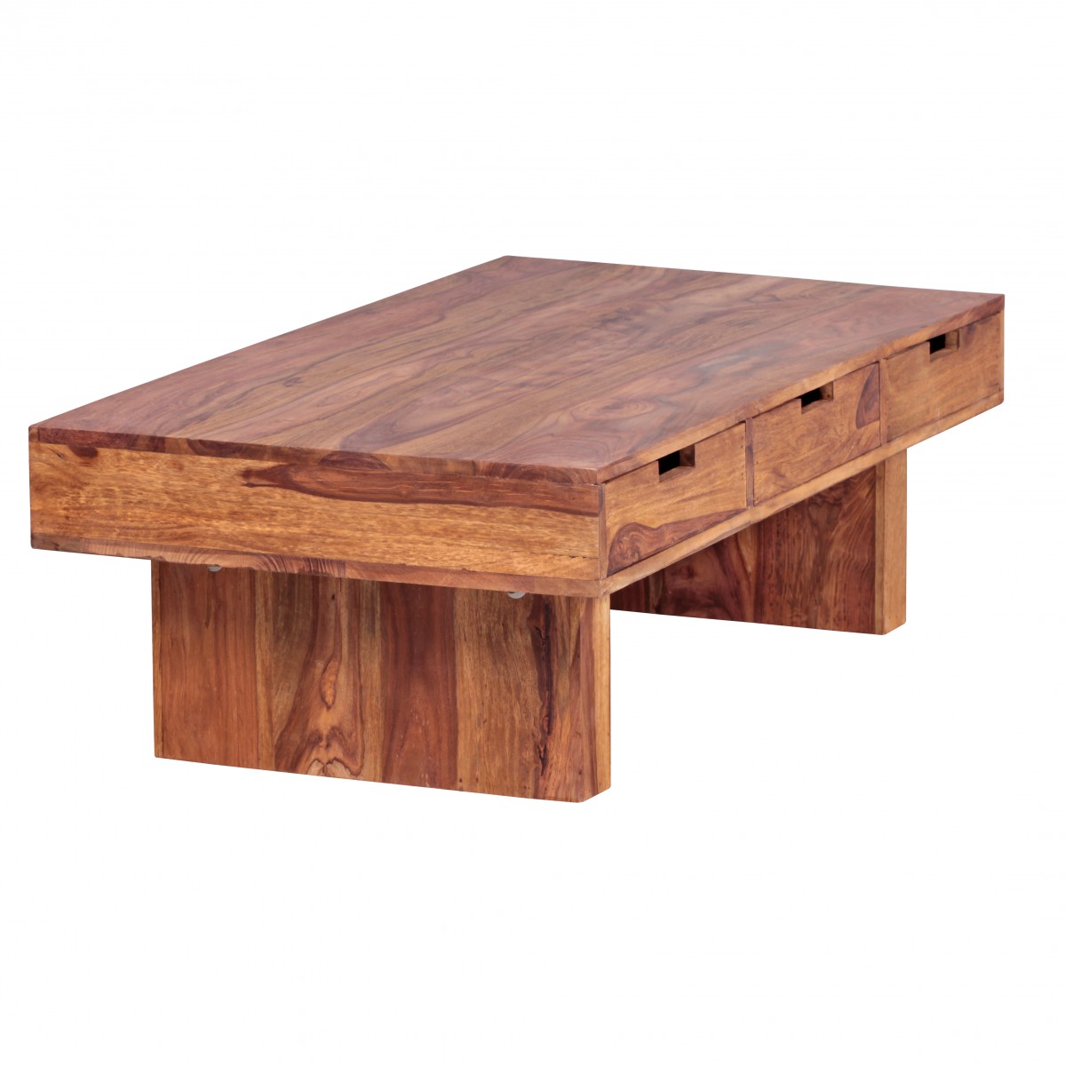 Wohnling couchtisch massivholz sheesham design wohnzimmer tisch ...