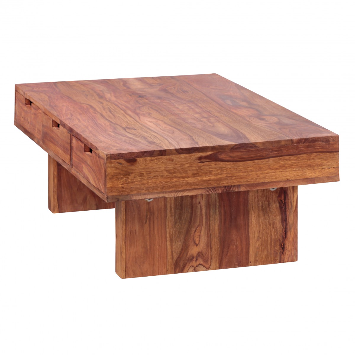 Finebuy couchtisch massivholz design wohnzimmer tisch 110 x 60 cm ...