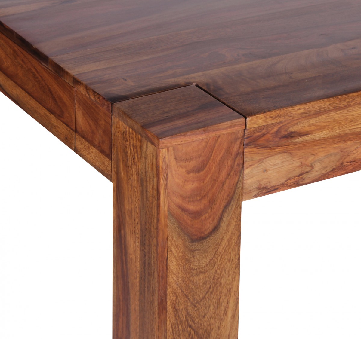 WOHNLING Esstisch Massivholz Sheesham 160 240cm Ausziehbar