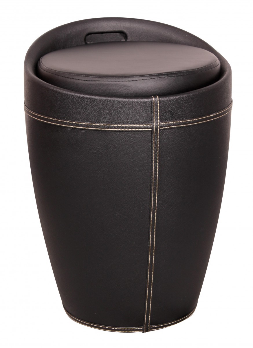 Finebuy wäschebehälter store wäschekorb farbe schwarz hocker mit ... Hocker mit stauraum ikea