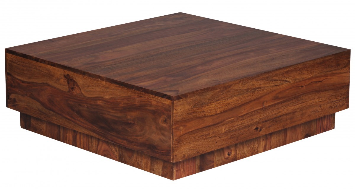 FineBuy Couchtisch Massiv Holz Sheesham 90 cm breit Design Wohnzimmer Couchtisch Design Massiv Holz Rosewood ~ FineBuy Couchtisch Massiv Holz Sheesham 90 cm breit Design Wohnzimmer