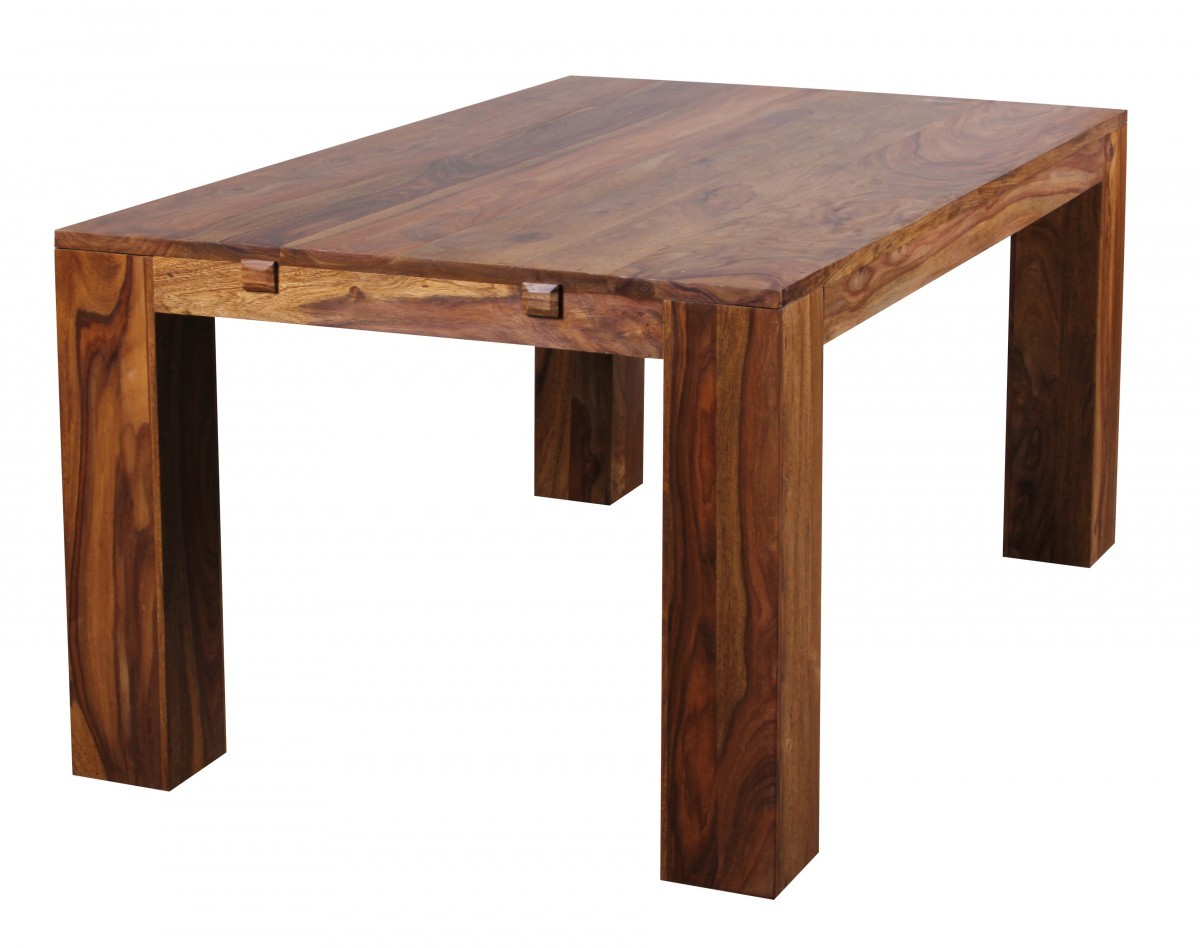 FineBuy Massiv Esstisch Sheesham 160 240 Ausziehbar Holz Tisch